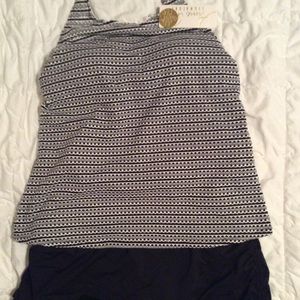 2 piece Anne Cole swimsuit.